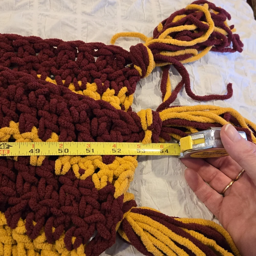Handmade Oversized Crochet Scarf – 106